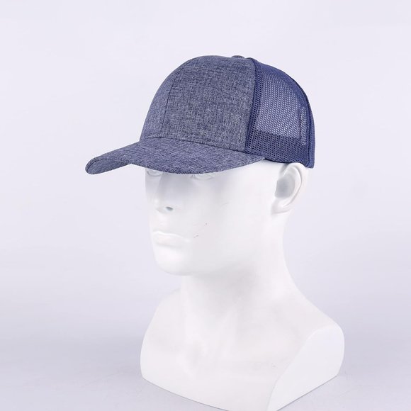 Man Classic Mesh Panels Vintage Baseball Cap - Picture 4 of 6